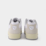 Baskets Slipstream Retro en Cuir Blanc