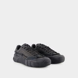 Sneakers Scuba Stan Craig Green en Cuir Noir