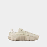 Sneakers Scuba Stan Craig Green en Cuir Gris