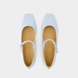 Ballerines Uma - Aeyde - Cuir - Bleu