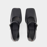 Talons Anya - Aeyde - Cuir - Noir