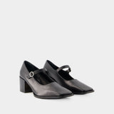 Talons Anya - Aeyde - Cuir - Noir