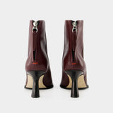 Bottines Kala - Aeyde - Cuir - Rouge