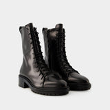 Bottines Isa - Aeyde - Cuir - Noir