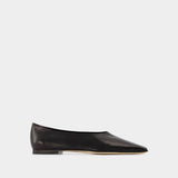 Chaussures Plates Octavia - Aeyde - Cuir - Noir