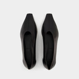 Chaussures Plates Octavia - Aeyde - Cuir - Noir