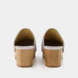 Sabots Bibi - Aeyde - Cuir - Lilas