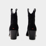 Bottines Albi - Aeyde - Cuir - Noir