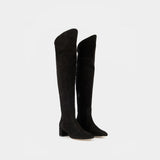 Bottes Letizia en Cuir Noir