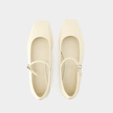Ballerines Uma - Aeyde - Cuir - Beige