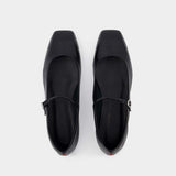 Babies Uma - Aeyde - Cuir - Noir