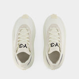 Sneakers Y-3 Marathon Tr - Y-3 - Cuir - Blanc Cassé