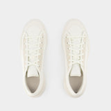 Sneakers Y-3 Ajatu Court Low - Y-3 - Cuir - Blanc Cassé
