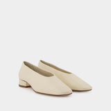 Ballerines Delia - Aeyde - Cuir - Crème