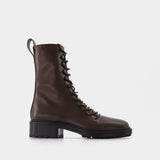 Bottines Marron Isabel en Cuir