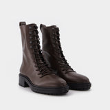 Bottines Marron Isabel en Cuir