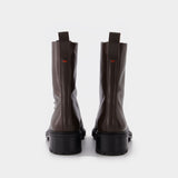 Bottines Marron Isabel en Cuir