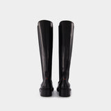 Bottes Blanca en Cuir Noir