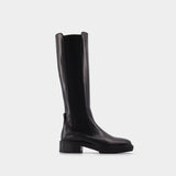 Bottes Blanca en Cuir Noir