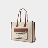 Sac Small Pocket en Toile Beige