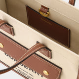 Tote Bag Ll Mn Pocket Dtl Ll6 - Burberry - Coton - Natural/Tan