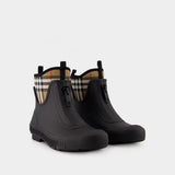 Bottines LF Flinton - Burberry - Caoutchouc - Noir