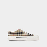 Sneakers Lf Tnr Jack L Low - Burberry - Coton - Motif check