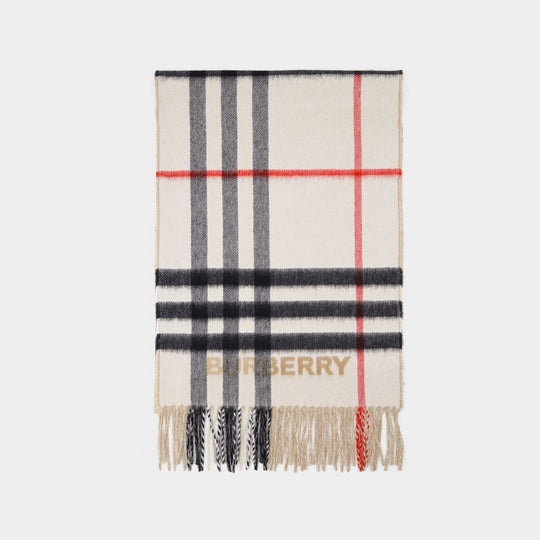 Écharpe à Carreaux en Cachemire