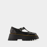 Derbies en Cuir Noir