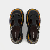 Derbies en Cuir Noir