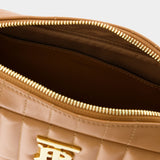 Sac Pocket - Burberry - Toile - Marron