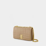 Sac à bandoulière Lola - Burberry - Cuir - Beige