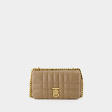 Sac à bandoulière Lola - Burberry - Cuir - Beige
