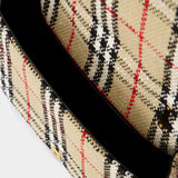Sac Hobo Ll Sm Lola C Bch - Burberry - Coton - Motif check