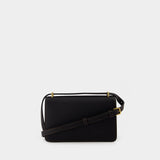 Sac à bandoulière Elongated - Burberry - Cuir - Noir