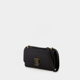 Sac à bandoulière Elongated - Burberry - Cuir - Noir