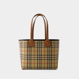 Tote bag SM London - Burberry - Coton - Marron