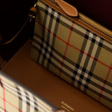 Tote bag SM London - Burberry - Coton - Marron
