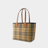 Tote bag SM London - Burberry - Coton - Marron