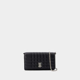 Wallet On Chain Lola - Burberry - Cuir - Noir