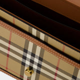 Sac Hobo MD Note - Burberry - Coton - Marron