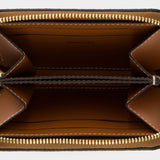 Porte monnaie LS MN ZIP Around - Burberry - Cuir - Marron