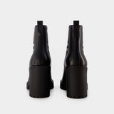 Bottines LF New Allostock 70 - Burberry - Cuir - Noir