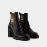 Bottines LF New Allostock 70 - Burberry - Cuir - Noir