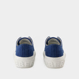 Sneakers LF Jack Low 19 - Burberry - Coton - Blue Denim