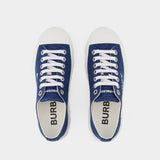 Sneakers LF Jack Low 19 - Burberry - Coton - Blue Denim