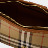 Sac Hobo Sling - Burberry - Cuir - Beige