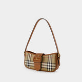 Sac Hobo Sling - Burberry - Cuir - Beige