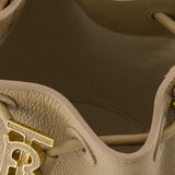 Sac Hobo Drawstring Bucket - Burberry - Coton - Beige
