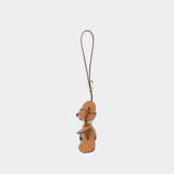 Porte Clé Thomas Puzzle - Burberry - Cuir - Briar Brown